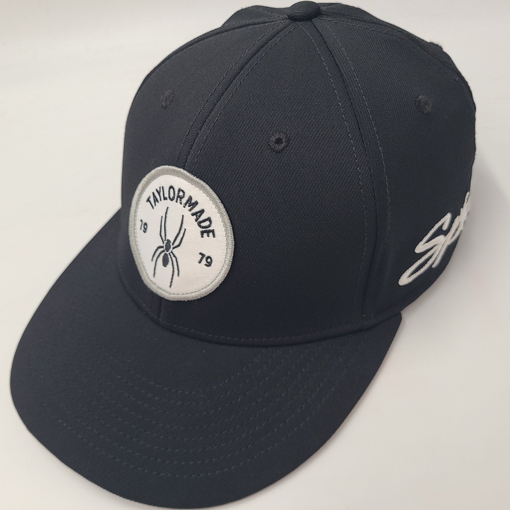 TaylorMade Hat Snapback Black White Golf Spider Patch Logo 1979 Outdoors Men